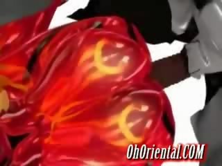 Superb monster fucking in 3D