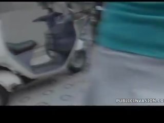 Fantastis remaja damsel mendapat pukang menjilat