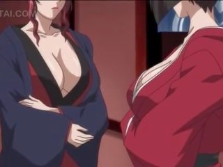 Exceptional hentai beauty sucking and jumping big cock