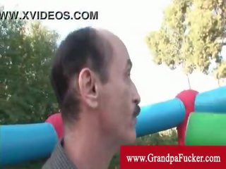Mia lina opens to get swell with old man
