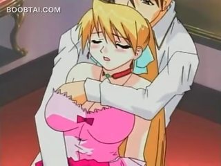 First-rate szőke anime lassie jelentkeznek punci ujj ugratta