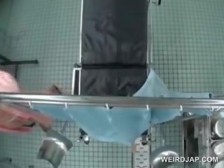 Marvellous 亞洲人 越來越 的陰戶 checked 在 該 professor 鞘