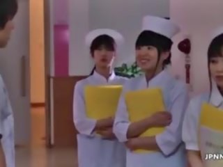 Voluptuous Asian Nurse Gets Her Pussy Rubbed Part5