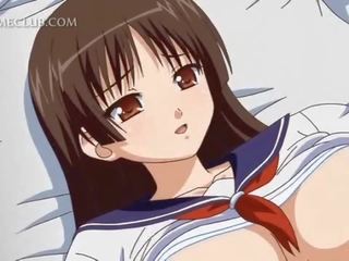 Hentai έφηβος/η seductress έχει ένα σύνολο xxx βίντεο εμπειρία