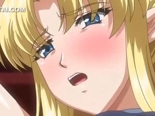 Terrific บลอนด์ การ์ตูนอะนิเม fairy สำส่อน กระแทก ฮาร์ดคอร์
