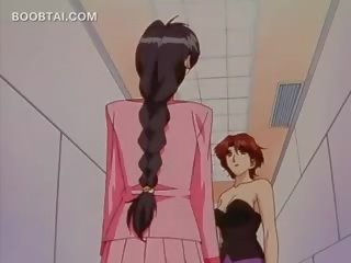 Blonde Hentai Lesbian Making Out With A cute sweetheart