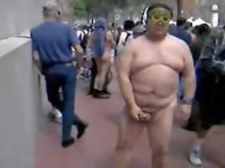 Fat Asian schoolboy Jerking On The Street show
