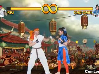 Marta la croft in street fighter xxx video parody